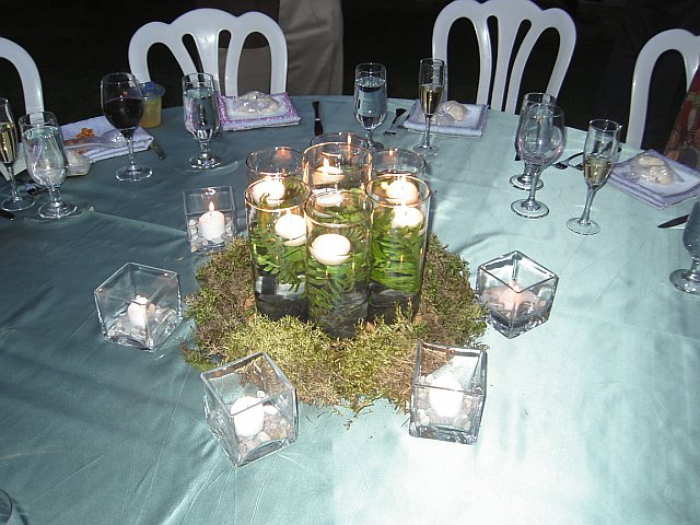 The centerpieces I'm hoping there were better photos by the pro